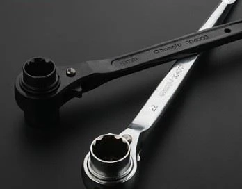 Mirror Finish And Phosphating Sharp End Ratchet Wrench