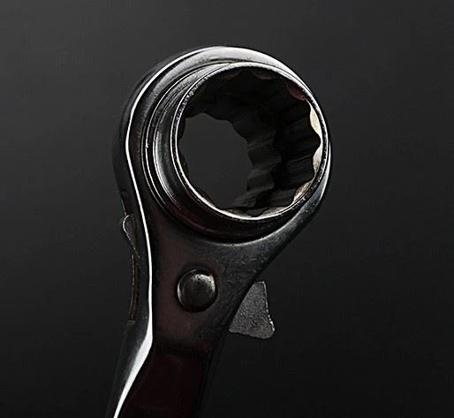Mirror Finish And Phosphating Sharp End Ratchet Wrench
